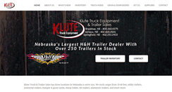 Desktop Screenshot of klutetruck.com